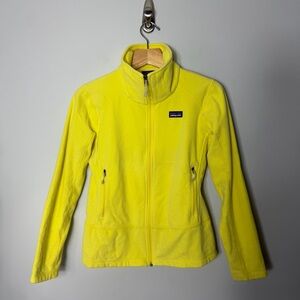 Patagonia Women’s Full Zip Funnel Neck Fleece Jacket Coat Size Medium W